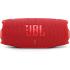 JBL Charge 6 - Portable Waterproof & Drop-Proof Bluetooth Speaker, Bold Pro Sound with AI Sound Boost, 28Hrs of Playtime, Built-in power bank & Comes with a Sturdy/Removable Carrying Strap - Red